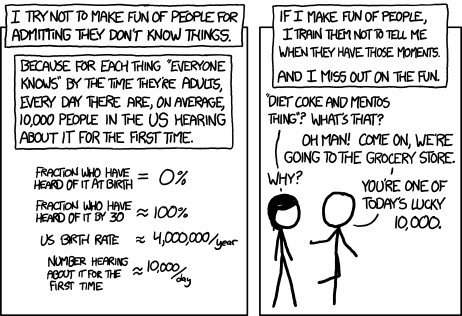 XKCD comic Ten Thousand